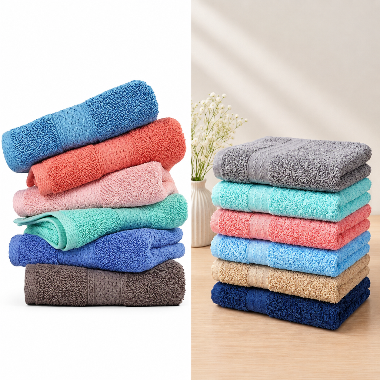 Colorful Hand Towel Collection